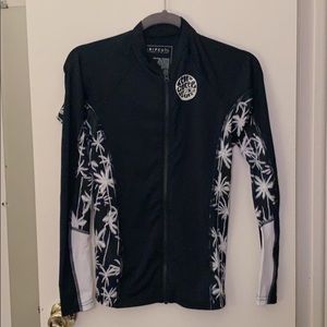 Rip Curl Long Sleeve Front Zipper Rashguard